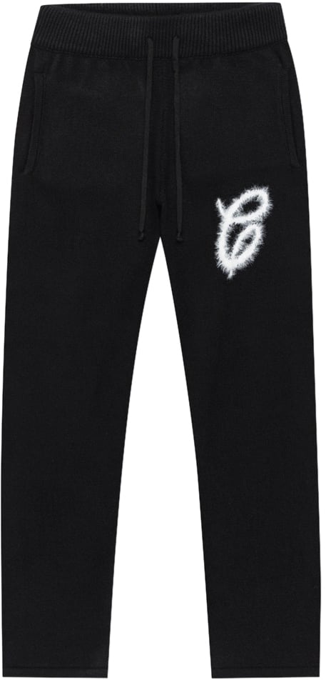 Croyez Croyez Fluffy Essence Knit Sweatpants Zwart