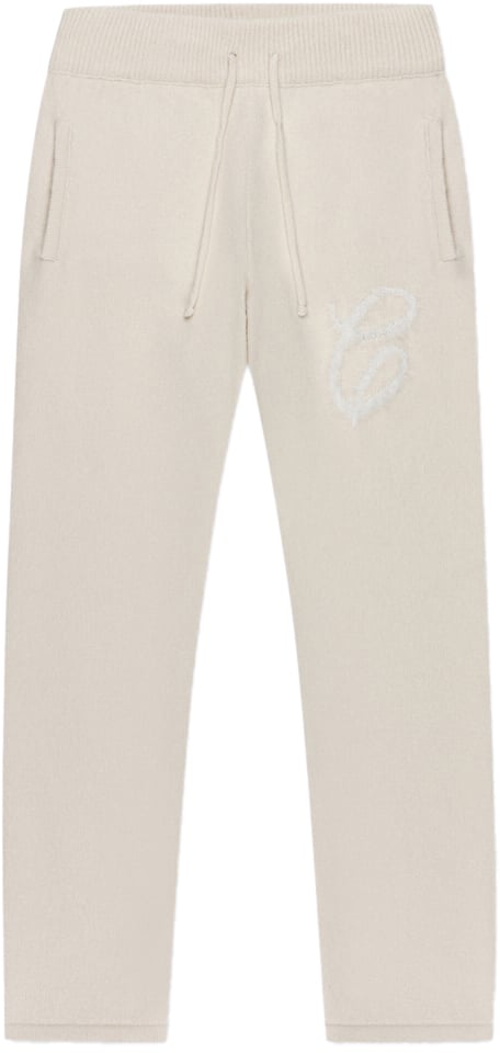 Croyez Croyez Fluffy Essence Knit Sweatpants Beige