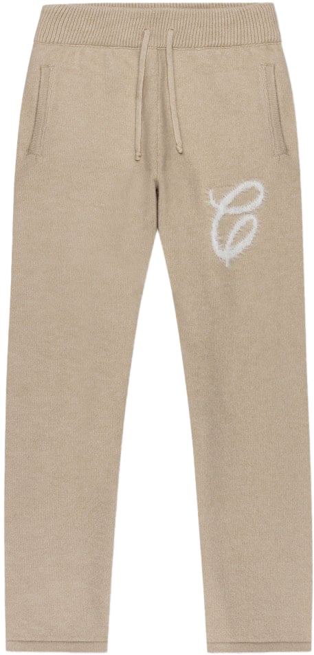 Croyez Croyez Fluffy Essence Knit Sweatpants Beige