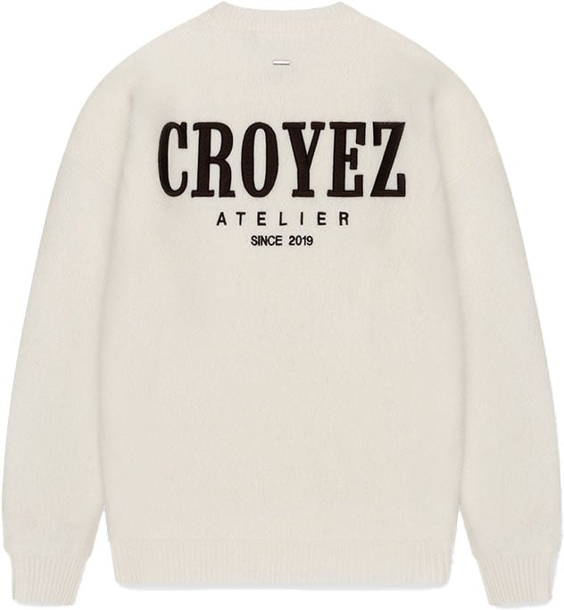 Croyez Croyez Gallery Knit Sweater Wit