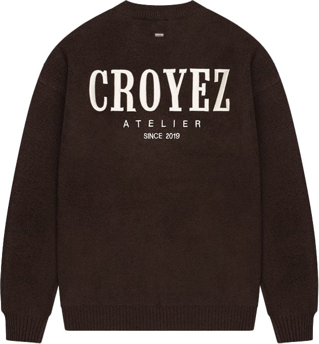 Croyez Croyez Gallery Knit Sweater Bruin
