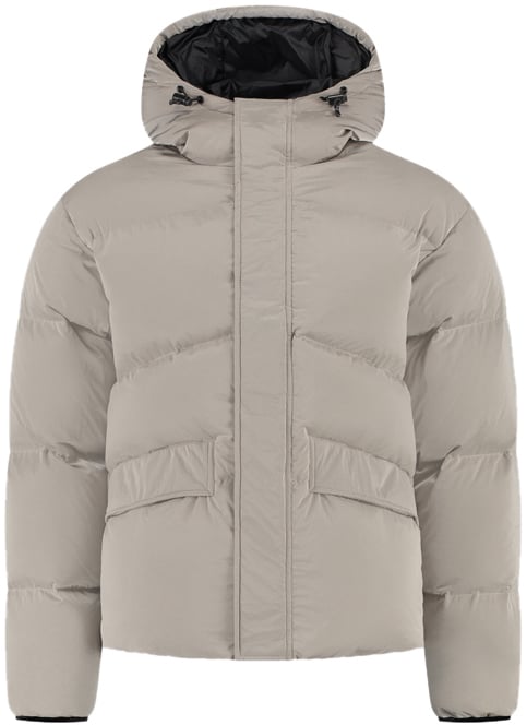 Croyez Croyez Nylon Puffer Jacket Beige