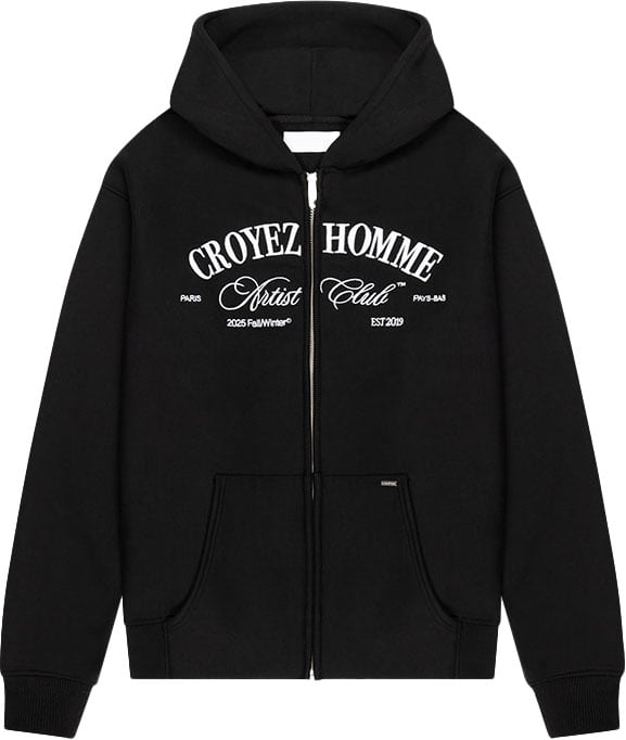 Croyez Croyez Artist Club Zip-Hoodie Zwart