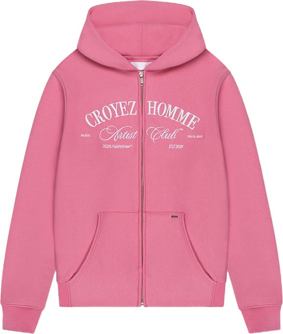 Croyez Croyez Artist Club Zip-Hoodie Roze