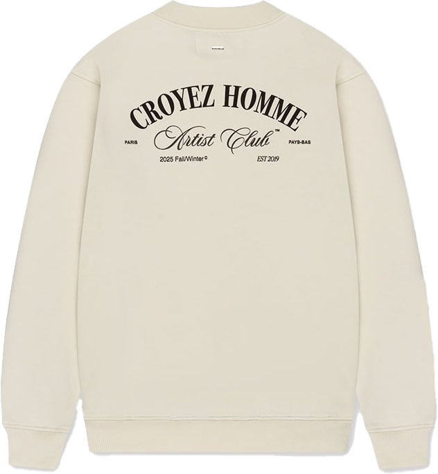 Croyez Croyez Artist Club Sweater Wit