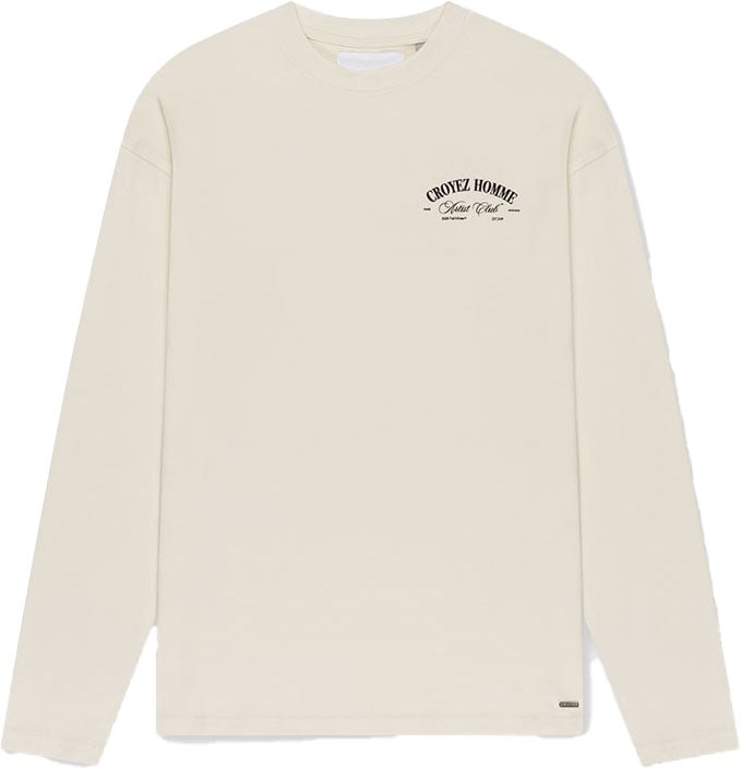 Croyez Croyez Artist Club Longsleeve T-Shirt Wit