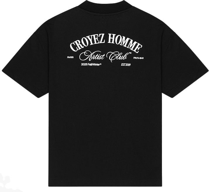 Croyez Croyez Artist Club T-Shirt Zwart