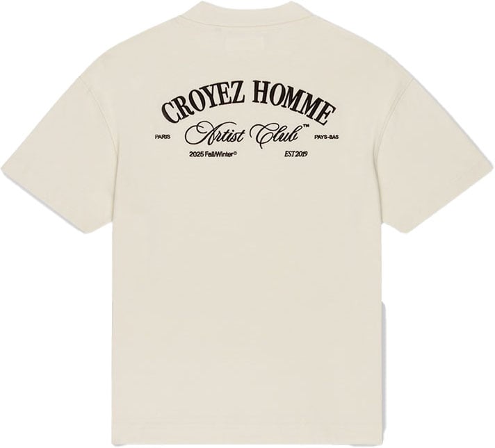 Croyez Croyez Artist Club T-Shirt Wit