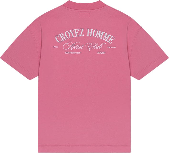 Croyez Croyez Artist Club T-Shirt Roze