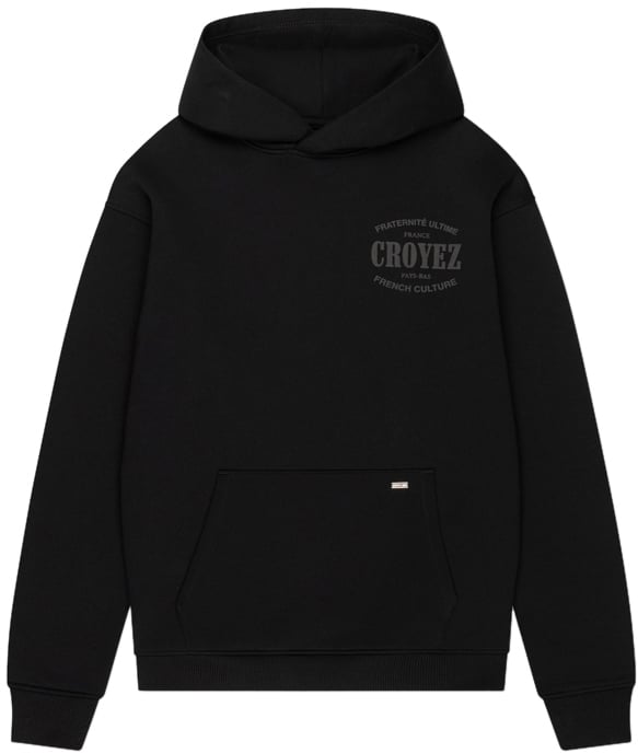 Croyez Croyez Stamp Hoodie Zwart