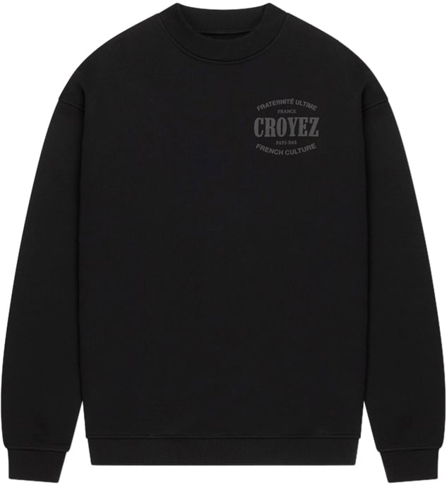 Croyez Croyez Stamp Sweater Zwart