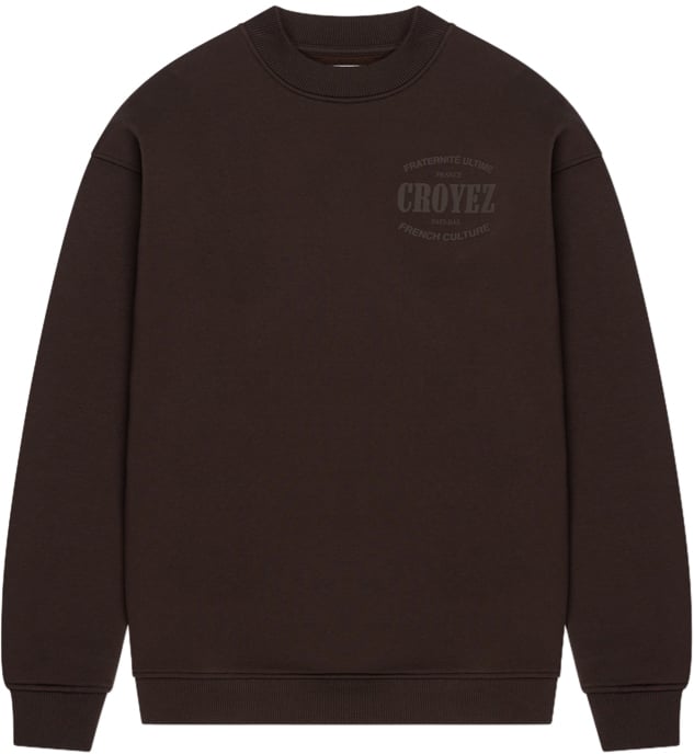 Croyez Croyez Stamp Sweater Bruin