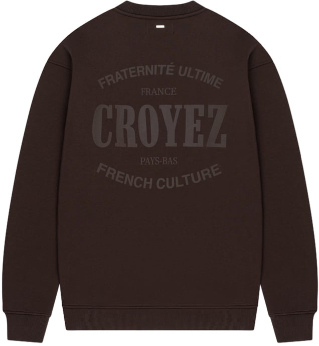 Croyez Croyez Stamp Sweater Bruin