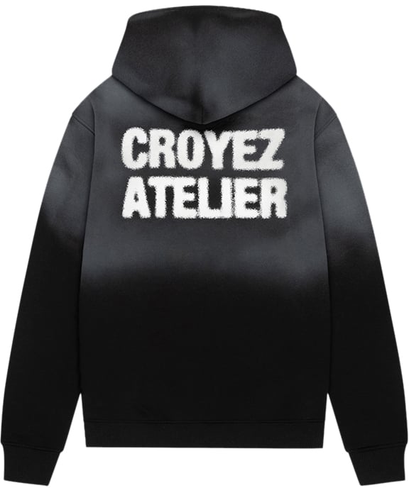 Croyez Croyez Sprayed Atelier Hoodie Zwart