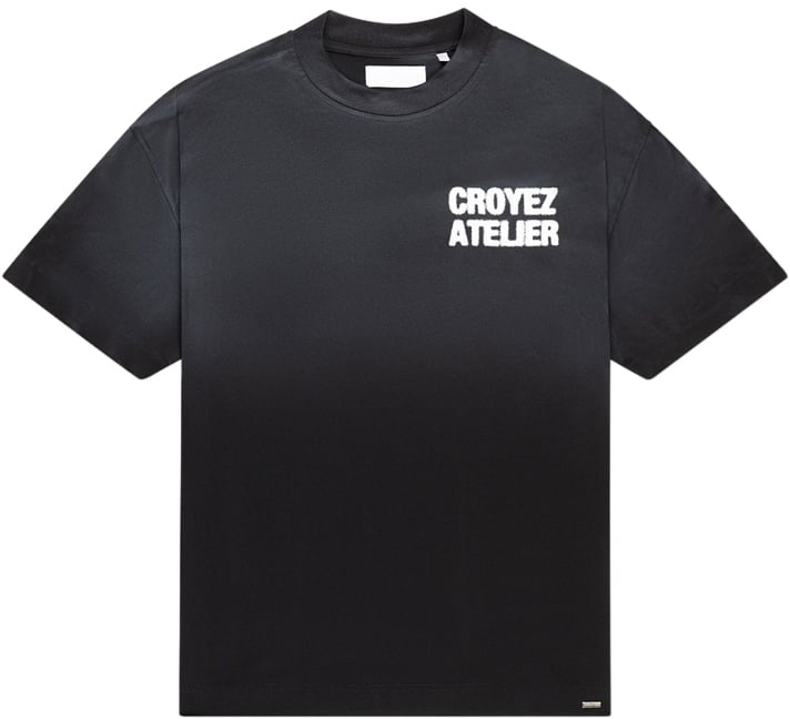 Croyez Croyez Sprayed Atelier T-Shirt Zwart