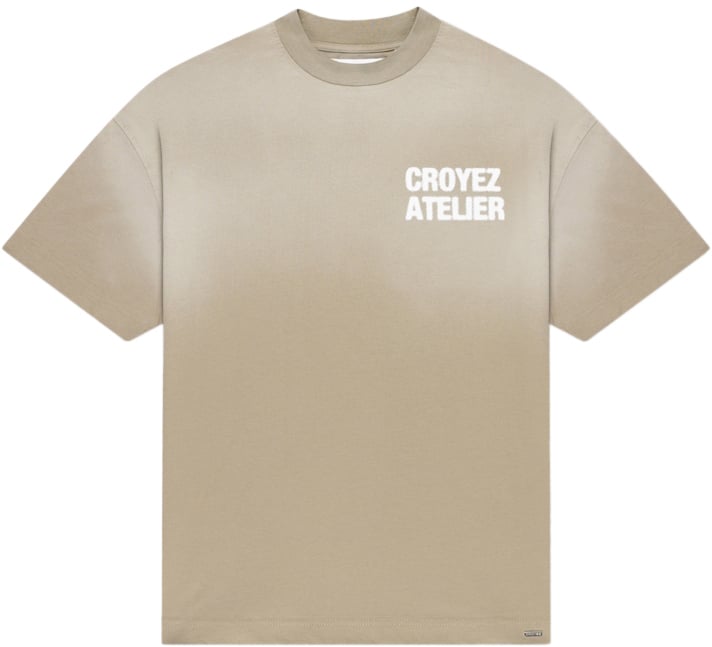 Croyez Croyez Sprayed Atelier T-Shirt Groen