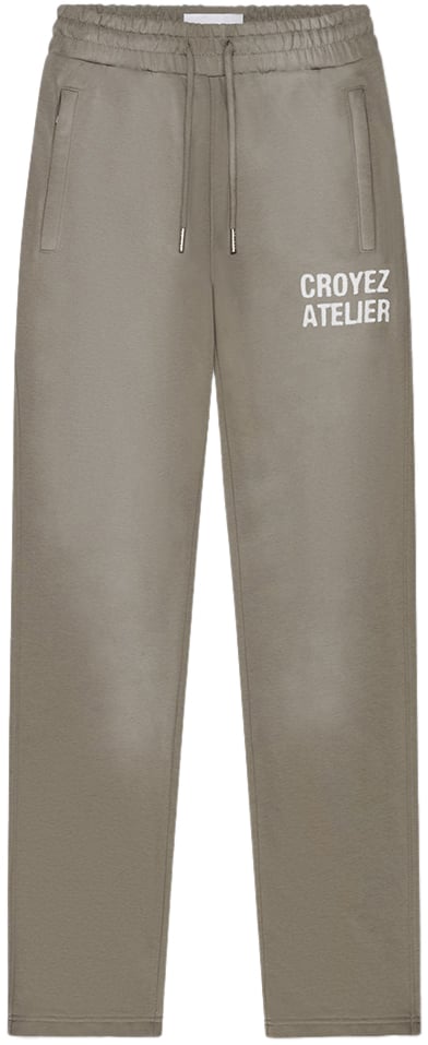 Croyez Croyez Sprayed Atelier Straight Leg Sweatpants Groen