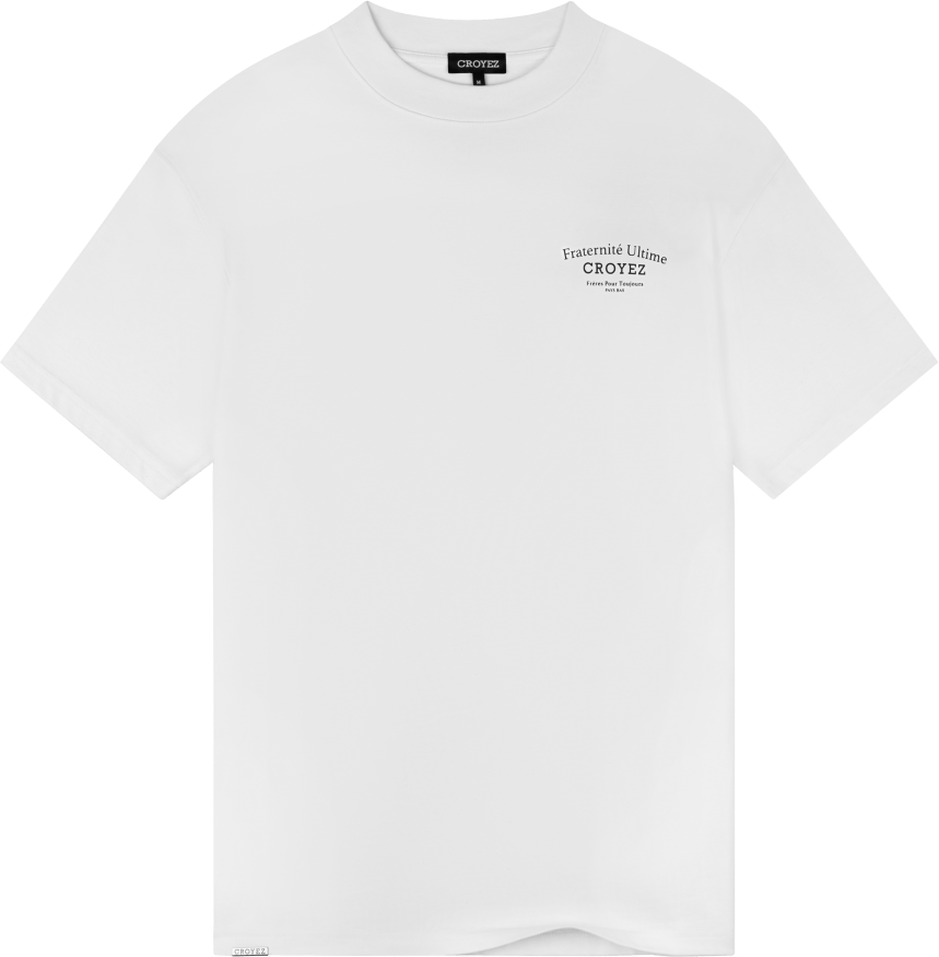 Croyez Croyez Fraternité T-Shirt Wit