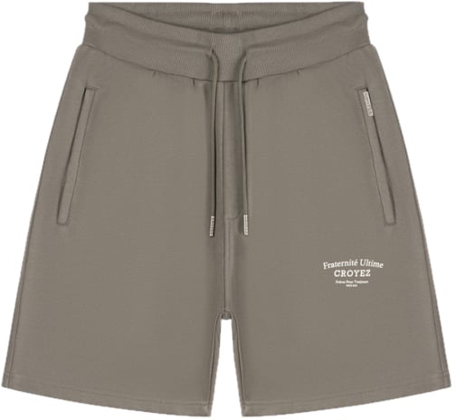 Croyez Croyez Fraternité Short Grijs