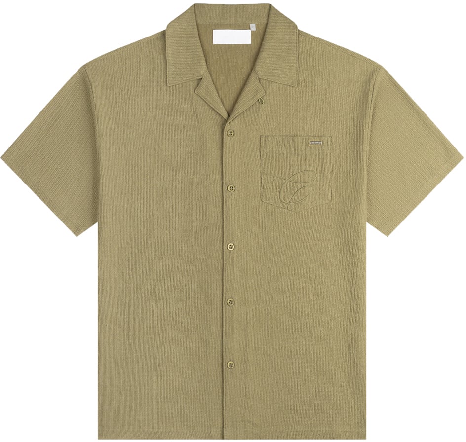 Croyez Croyez Seersucker Shirt Groen