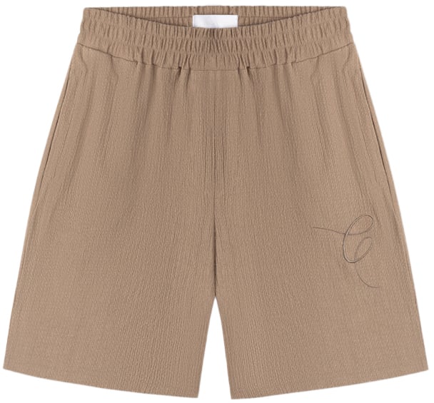 Croyez Croyez Seersucker Shorts Rood