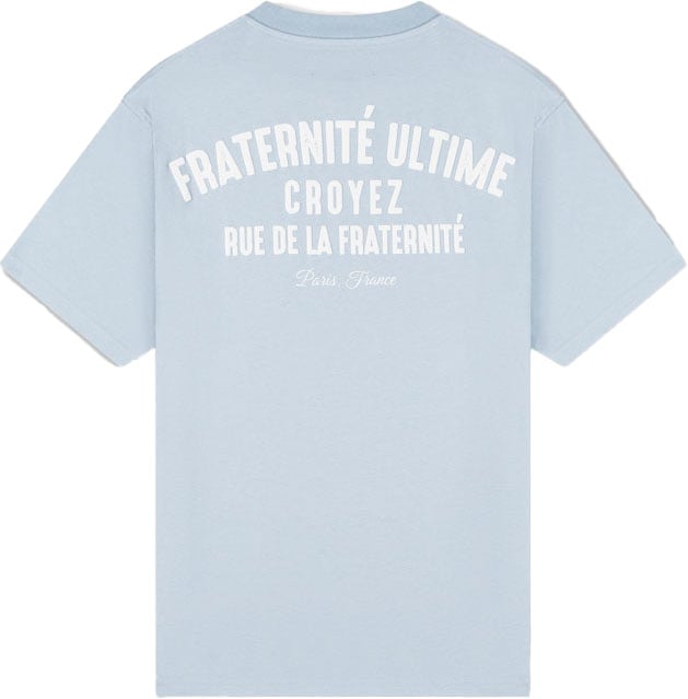 Croyez Croyez Fraternité T-Shirt Blauw