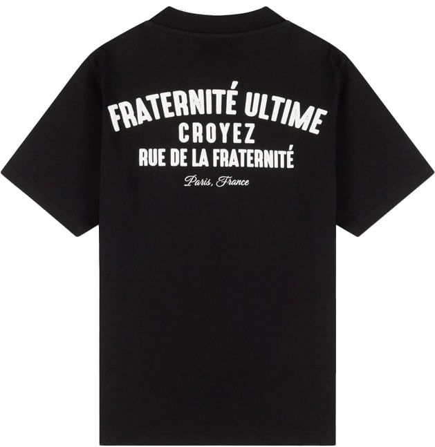 Croyez Croyez Fraternité T-Shirt Zwart