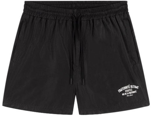 Croyez Croyez Fraternité Swim Shorts Zwart