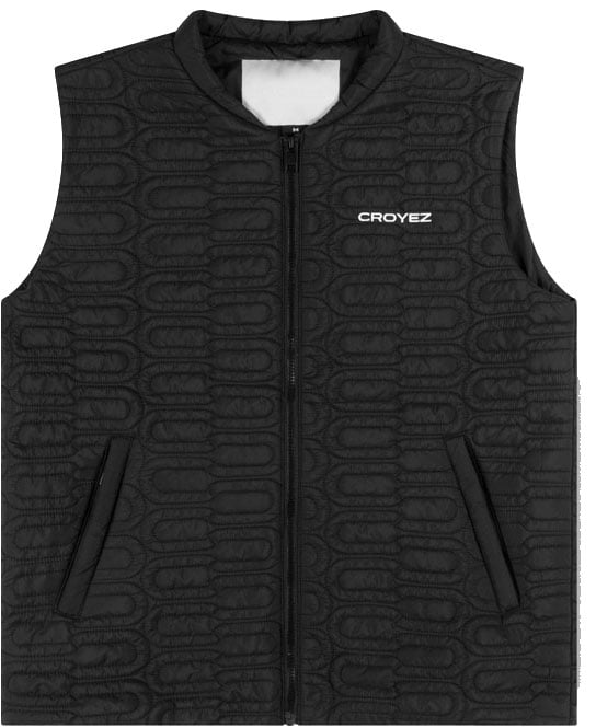 Croyez Croyez Gallery Quilted Vest Zwart