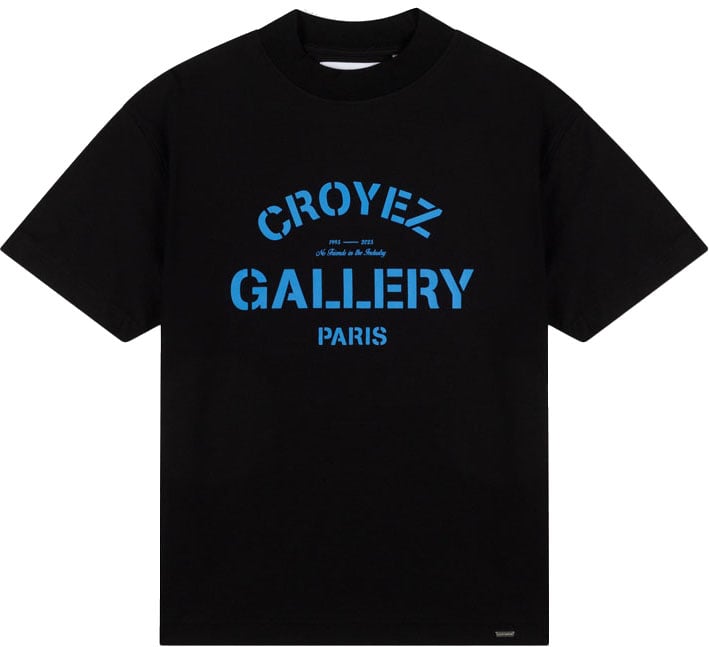 Croyez Croyez Gallery Front T-Shirt Zwart