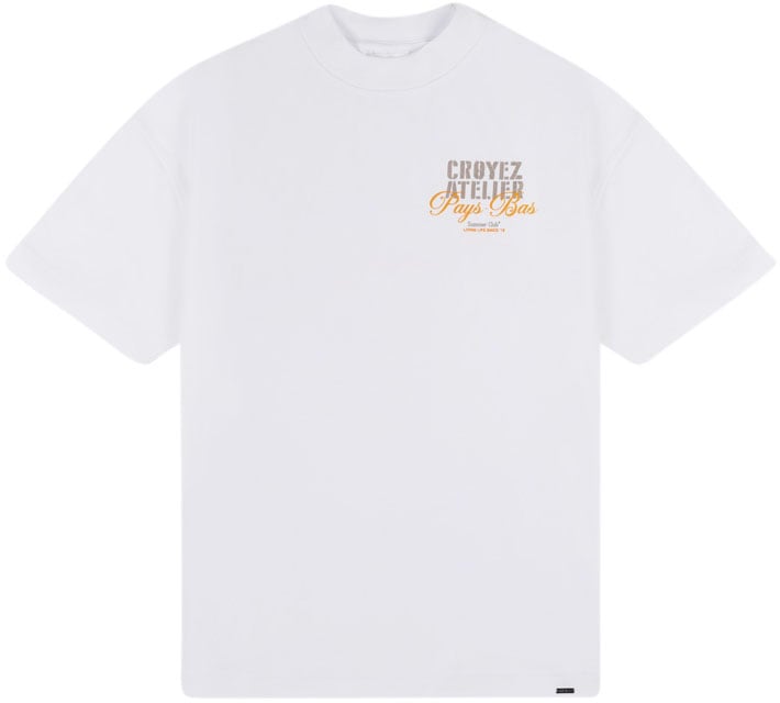 Croyez Croyez Summer Club T-Shirt Wit
