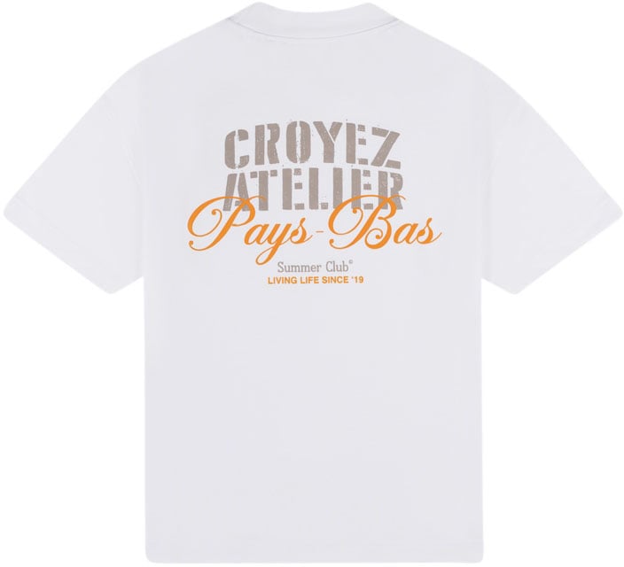 Croyez Croyez Summer Club T-Shirt Wit