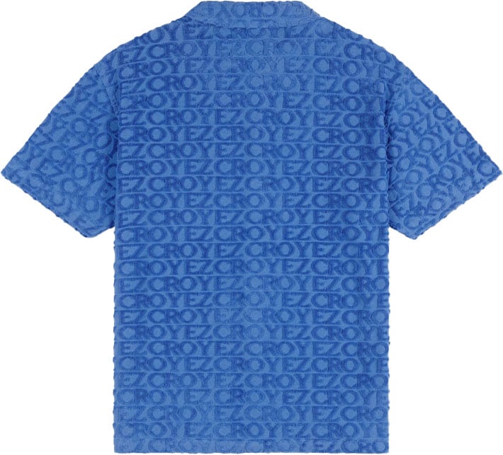 Croyez Croyez Monogram Towelling Shirt Blauw