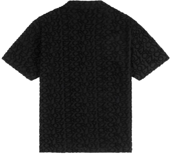 Croyez Croyez Monogram Towelling Shirt Zwart
