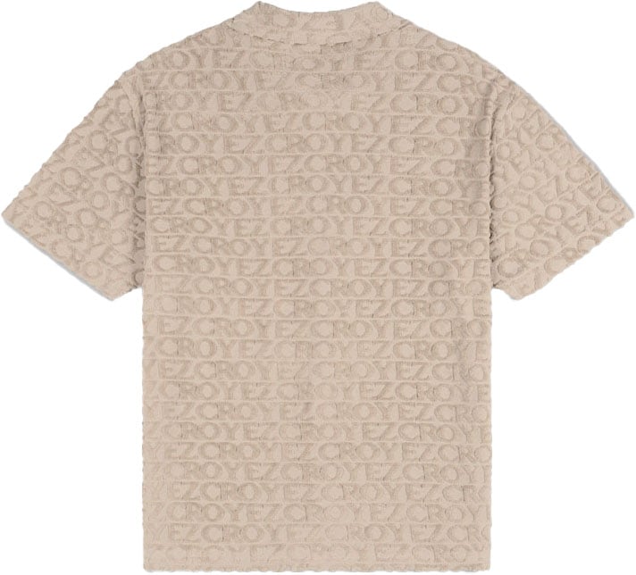 Croyez Croyez Monogram Towelling Shirt Grijs
