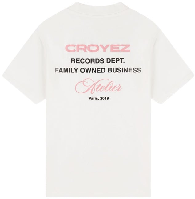 Croyez Croyez Records T-Shirt Wit