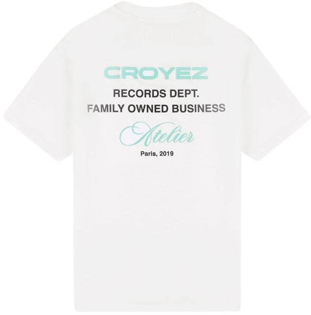 Croyez Croyez Records T-Shirt Wit
