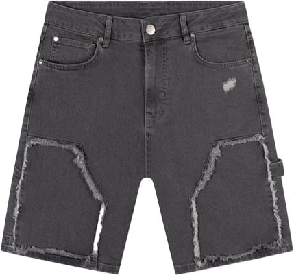 Croyez Croyez CD1 Carpenter Denim Shorts Grijs