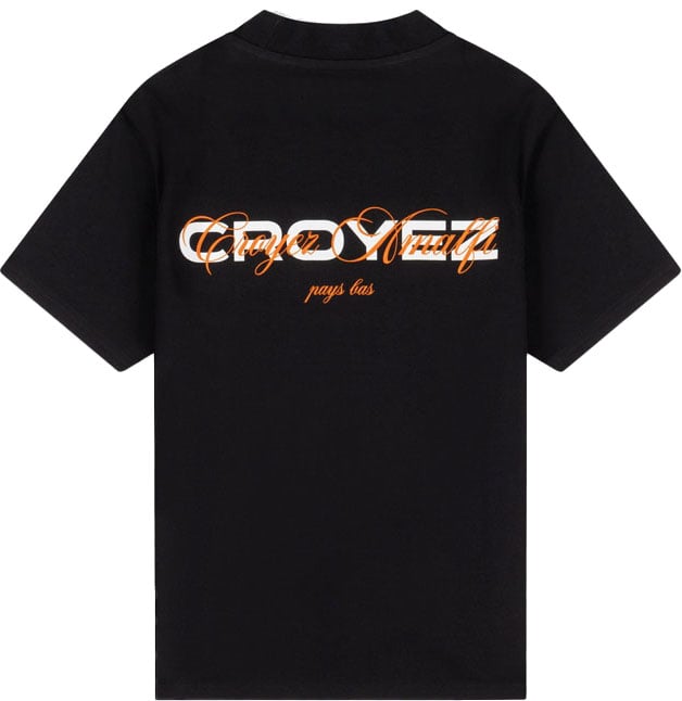 Croyez Croyez Elegant T-Shirt Zwart