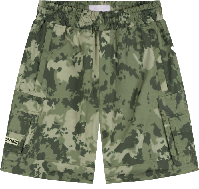 Croyez Croyez Parachute Ripstop Shorts Groen