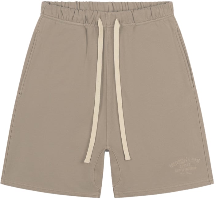 Croyez Croyez Garment Dye Fraternité Shorts Grijs