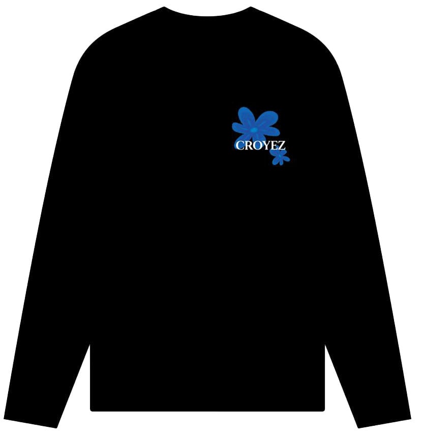 Croyez Croyez Botanique Longsleeve Zwart