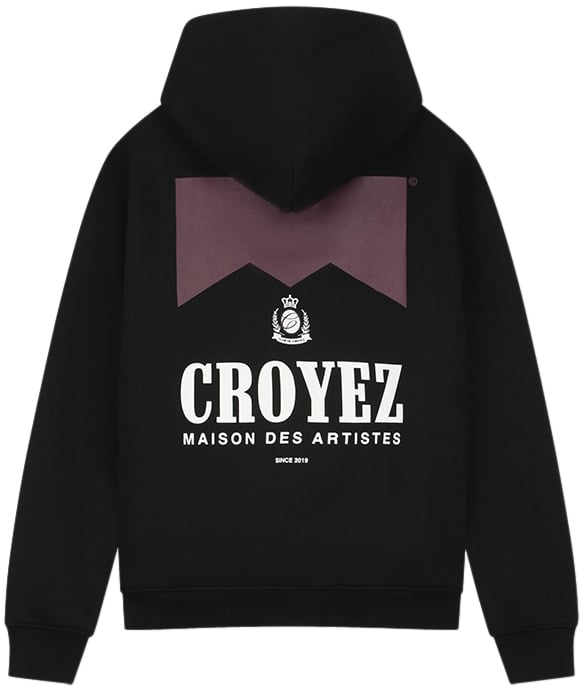 Croyez Croyez Maison Fumes Zip Hoodie Zwart