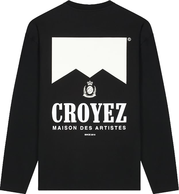 Croyez Croyez Maison Fumes Longsleeve Zwart