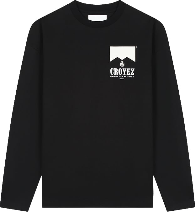 Croyez Croyez Maison Fumes Longsleeve Zwart