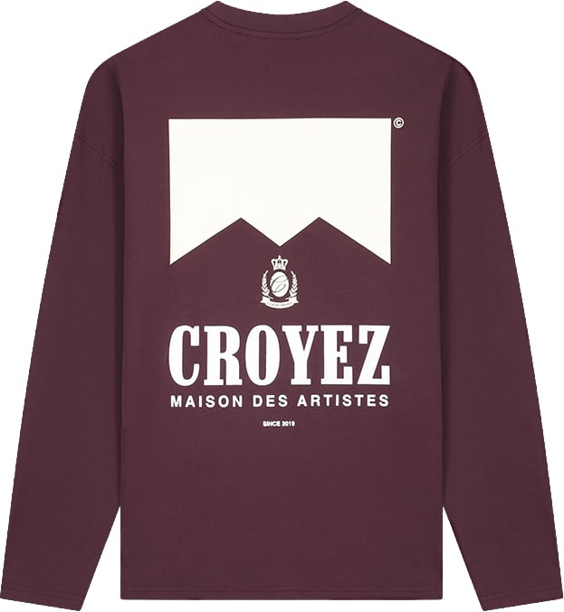 Croyez Croyez Maison Fumes Longsleeve Maroon