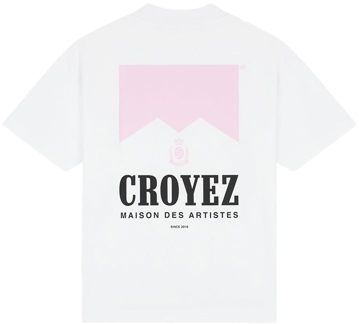 Croyez Croyez Maison Fumes T-Shirt Wit
