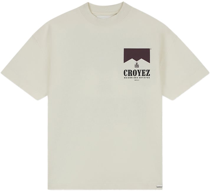 Croyez Croyez Maison Fumes T-Shirt Wit