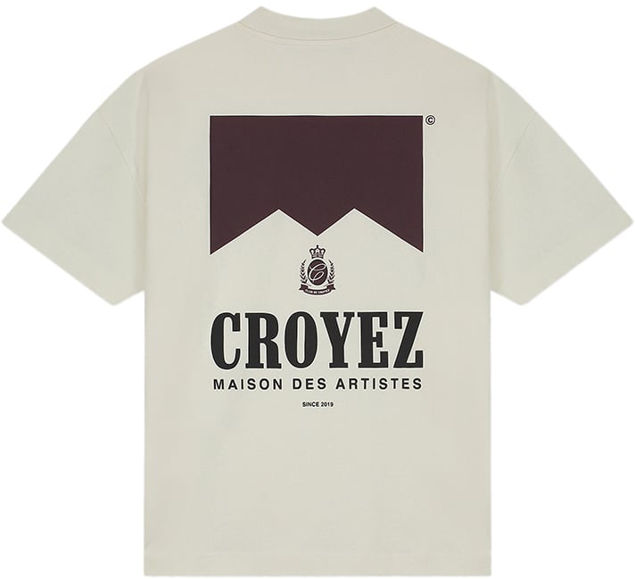 Croyez Croyez Maison Fumes T-Shirt Wit