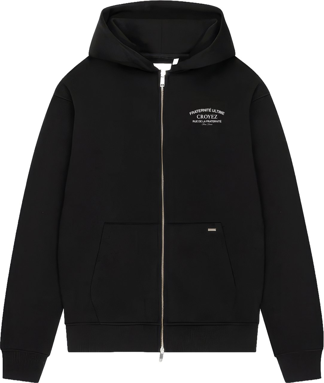 Croyez Croyez Original Fraternite Zip Hoodie Zwart